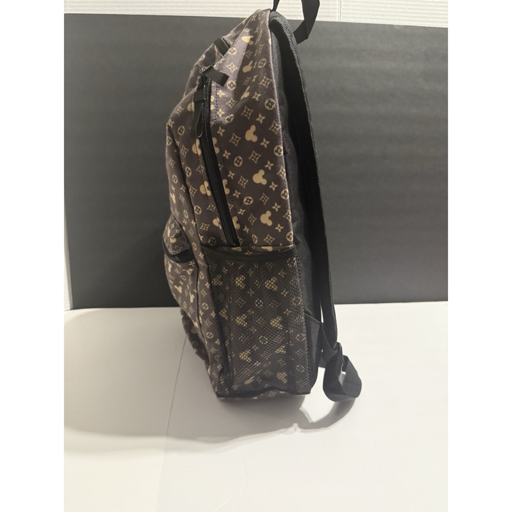 Brown Monogrammed Mickey Backpack - image 3